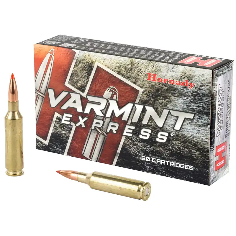 Hornady 6mm Creedmoor 87 Grain V-MAX Ammunition - 20 Rounds/200 Rounds