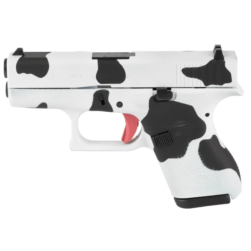 GLOCK 42 .380 ACP 6-Round Cow Print Edition