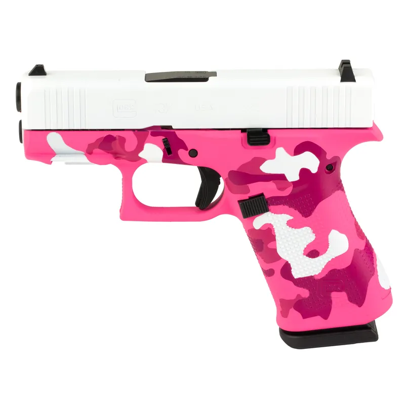 GLOCK 43X 9MM 10-Round Pink Commando Edition