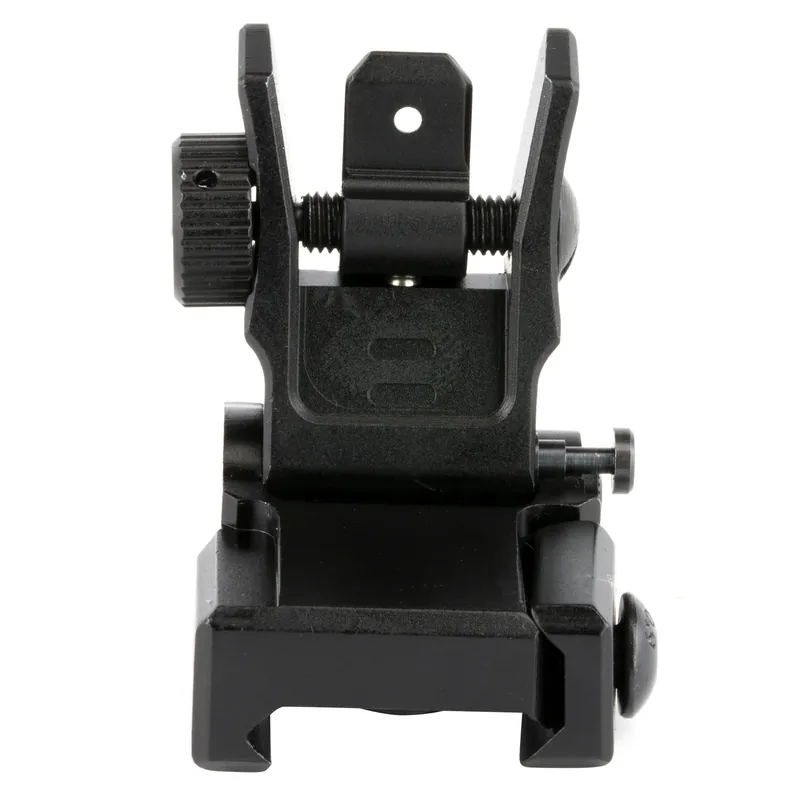 UTG Low Profile Flip-Up Rear Sight with Dual Aperture Adjustment