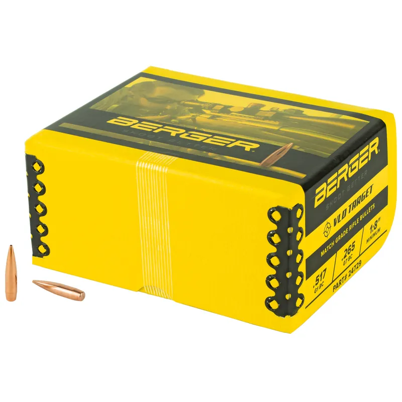 Berger .243/6mm 105 Grain VLD Target Bullets - 500 Count