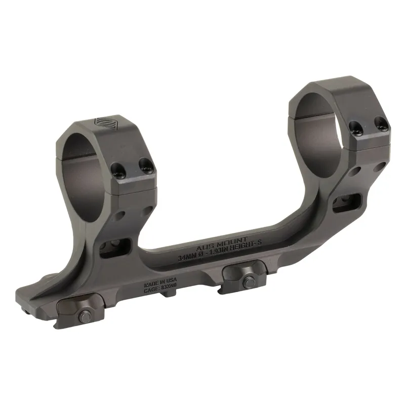 Reptilia AUS 34mm Scope Mount 1.93" Height - Black