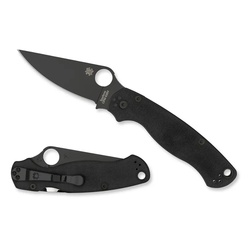 Spyderco Para Military 2 G10 Black Blade