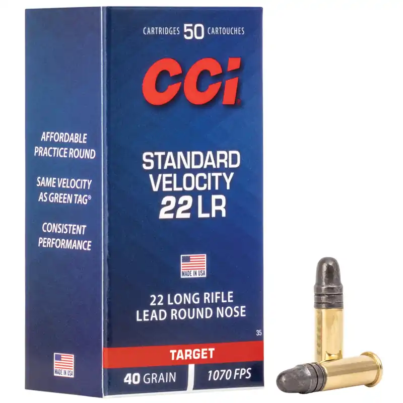 CCI 22LR Standard Velocity International 50/5000 Ammunition