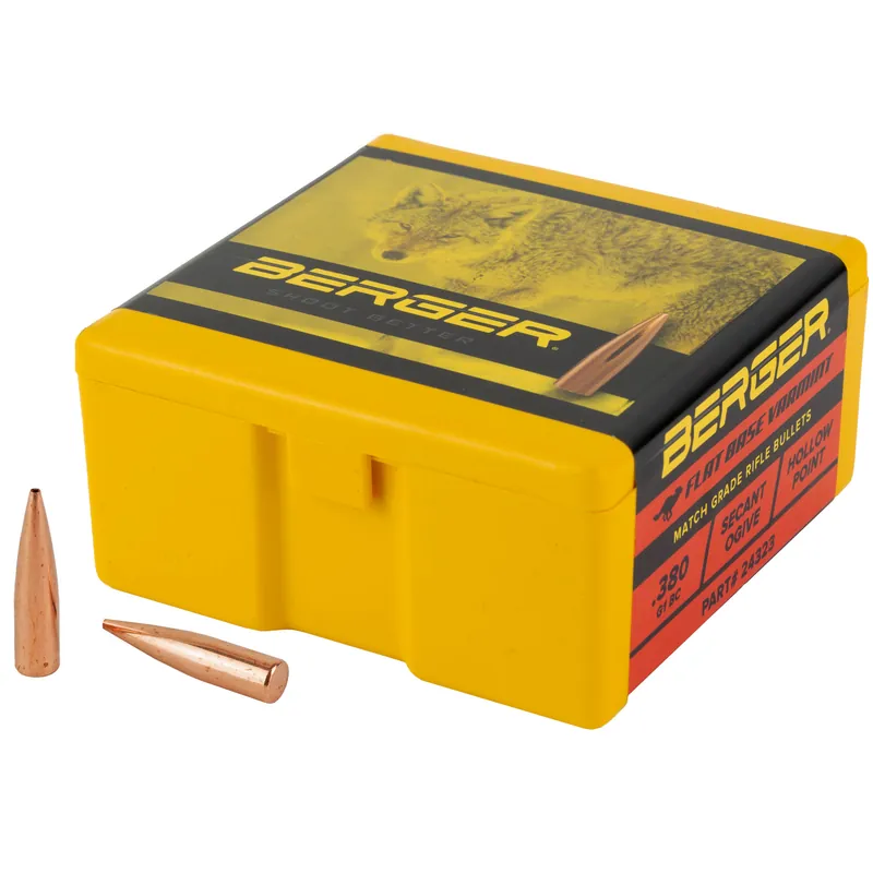 Berger 6mm 88gr Varmint FB Bullets - 100 Count