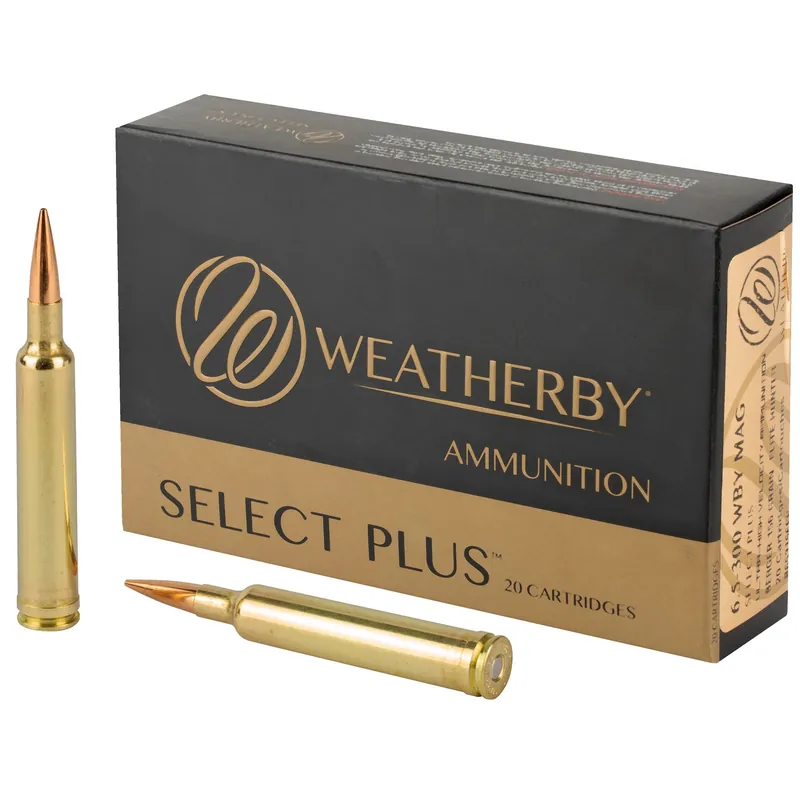 Weatherby Ammo 6.5-300 WBY 156 Grain EOL, 20 Rounds per Box, 200 Rounds per Case