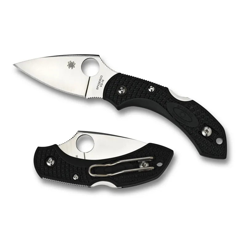 Spyderco Dragonfly2 Black FRN Plain Edge Knife