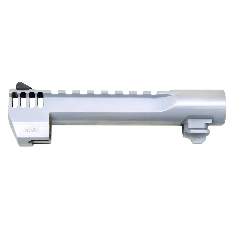Desert Eagle .50 AE 6" Brushed Chrome with Muzzle Brake
