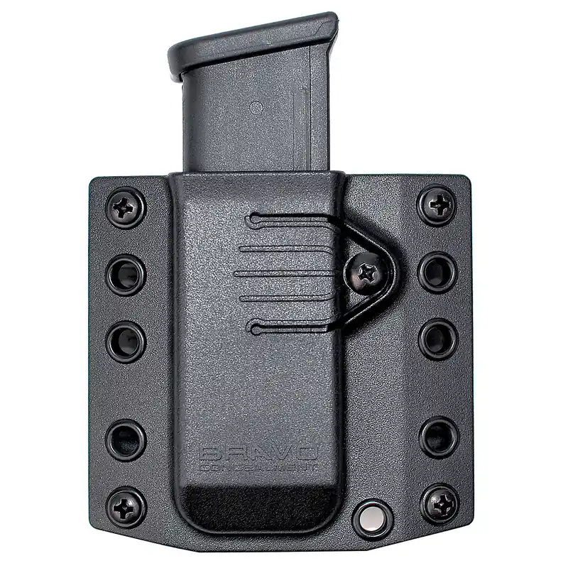 BRAVO Single Magazine Pouch for Glock 19/SIG P320 Large Black