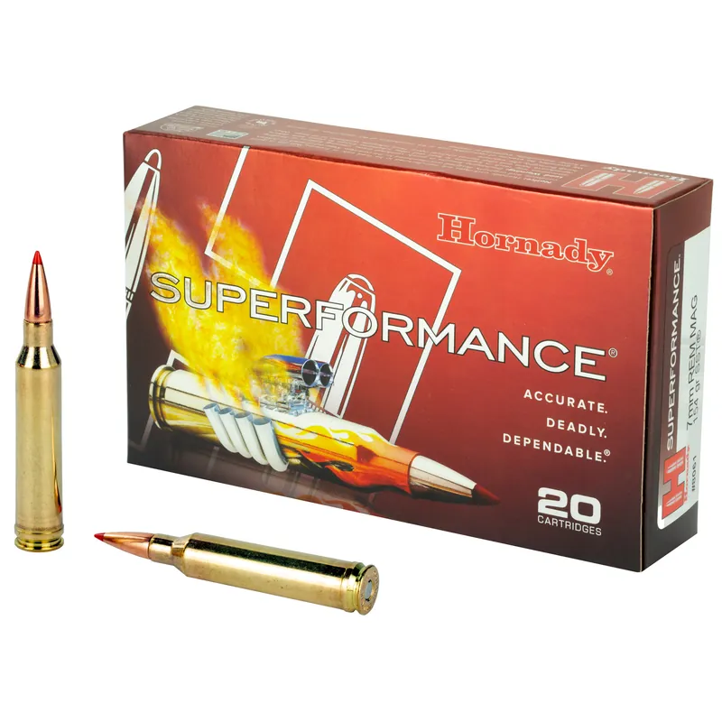 Hornady Superformance 7mm Remington Magnum 154 Grain SST - 20 Rounds/200 Rounds