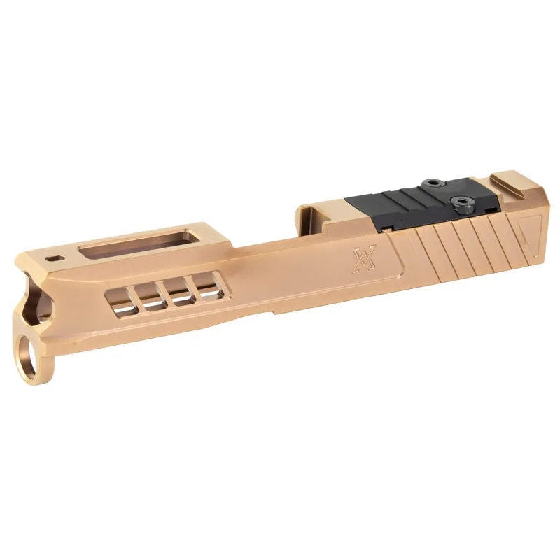 TRUE PRECISION SLIDE FOR GLOCK 43 WITH RMS CUT, COPPER FINISH