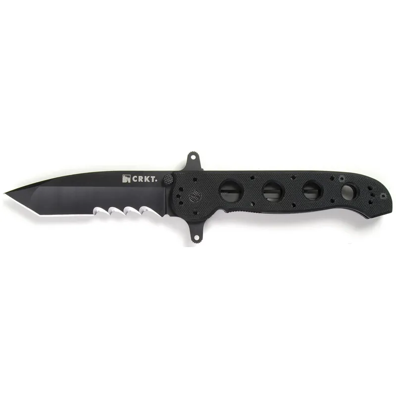 CRKT M16-14SFG Black Combo Tanto Knife 3.875" Blade