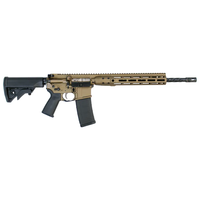 LWRC DI 5.56 NATO 16" California Compliant M-LOK Bronze