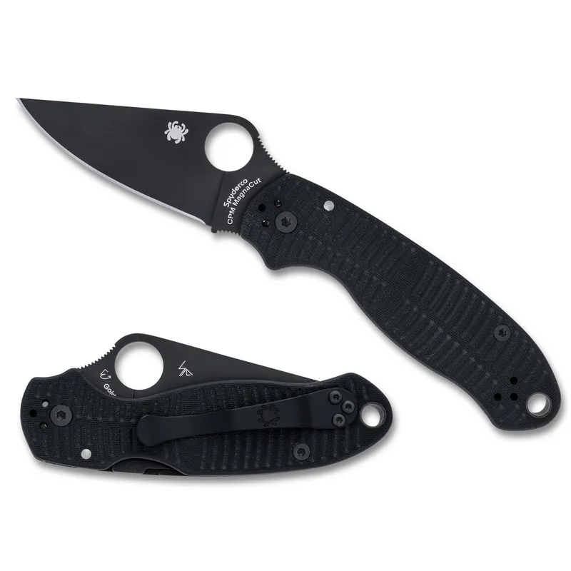 Spyderco Para 3 G-10 Black 2.93" Folding Knife