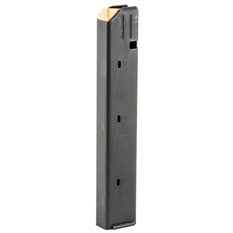 9mm 32-Round Stainless Steel Black Magazine