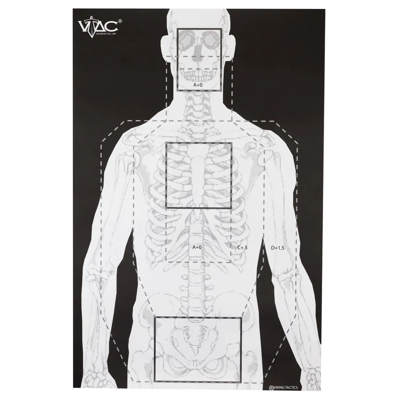 V-TAC 100PK Double-Sided Action Targets