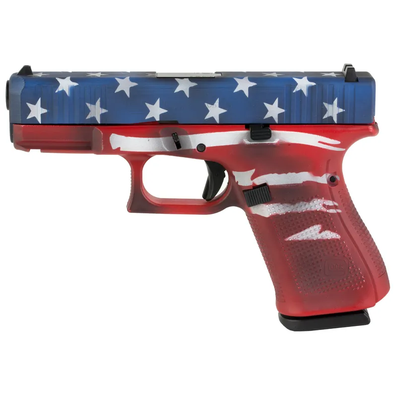 GLOCK 19 GEN5 9MM 15RD RWB Blue/White Flag Edition