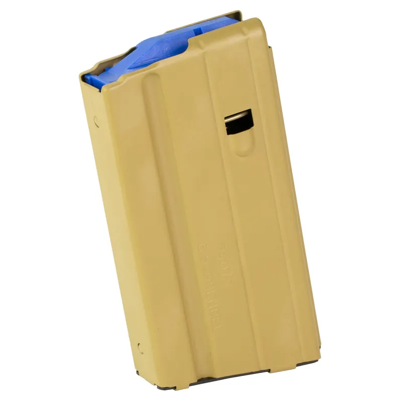 15-Round 6mm ARC/6.5 Grendel Magazine, Stainless Steel, Flat Dark Earth