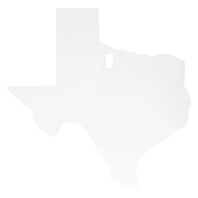 Texas White AR500 3/8" Silhouette Target