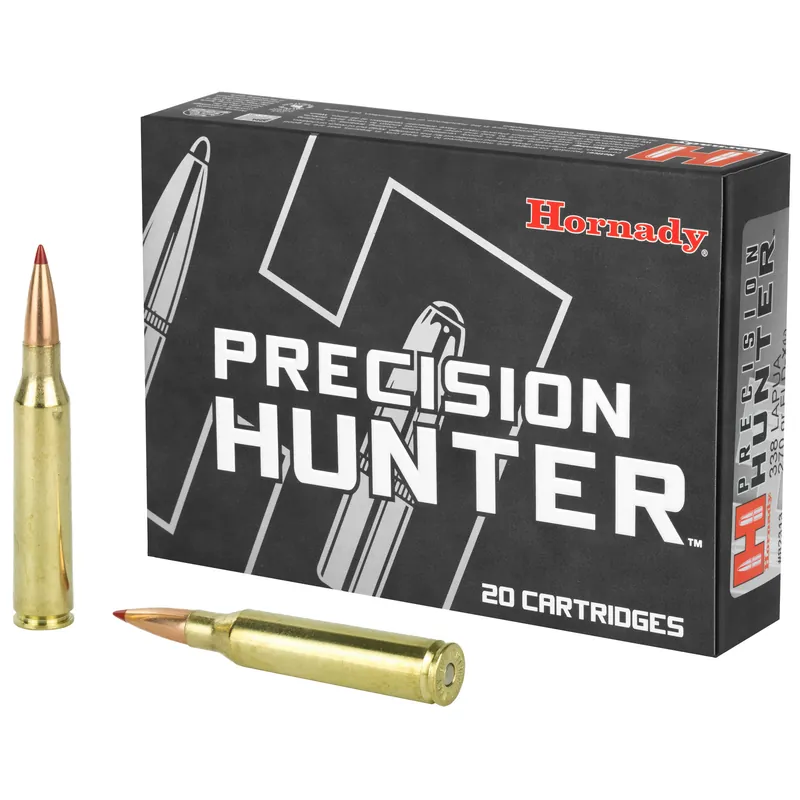 Hornady Precision Hunter 338 Lapua 270 Grain ELD-X 20 Rounds/120 Rounds