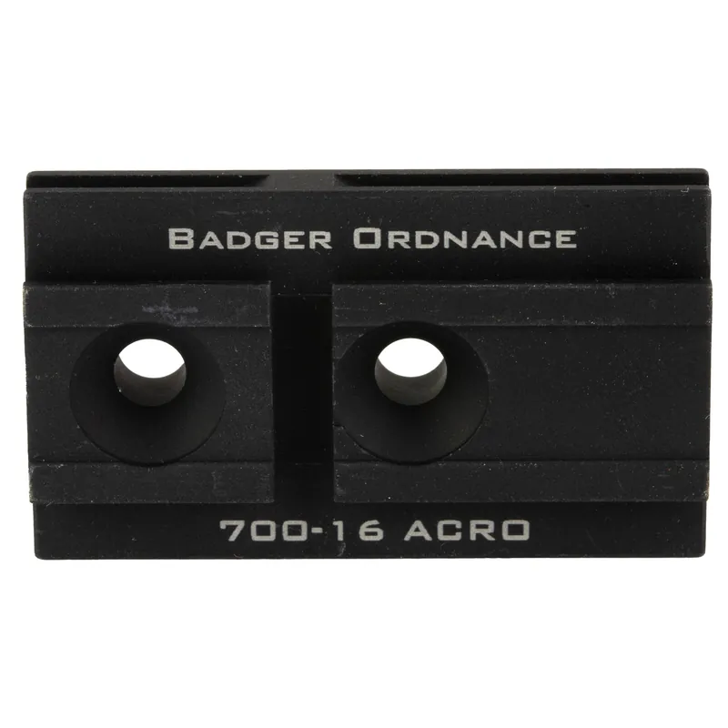 Badger Condition 1: Top Mount Acro Back 12