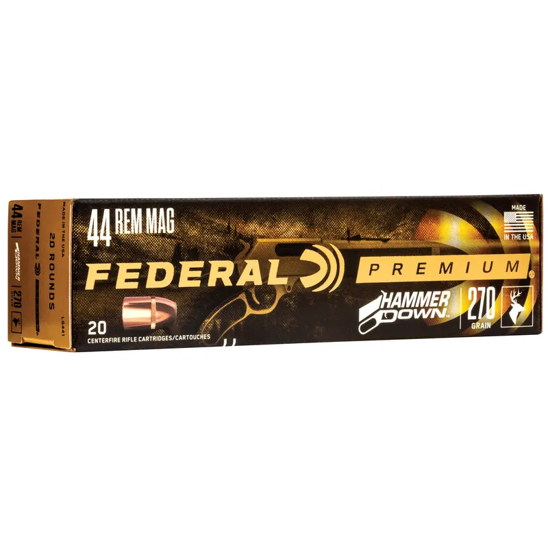 Federal Hammer Down .44 Magnum 270 Grain Soft Point - 20 Rounds