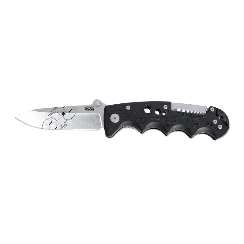 SOG Kilowatt Black 3.4" Folding Knife