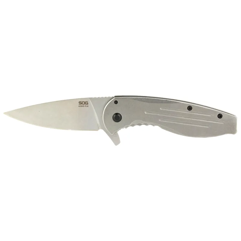SOG Aegis FLK 3.4" Satin Folding Knife