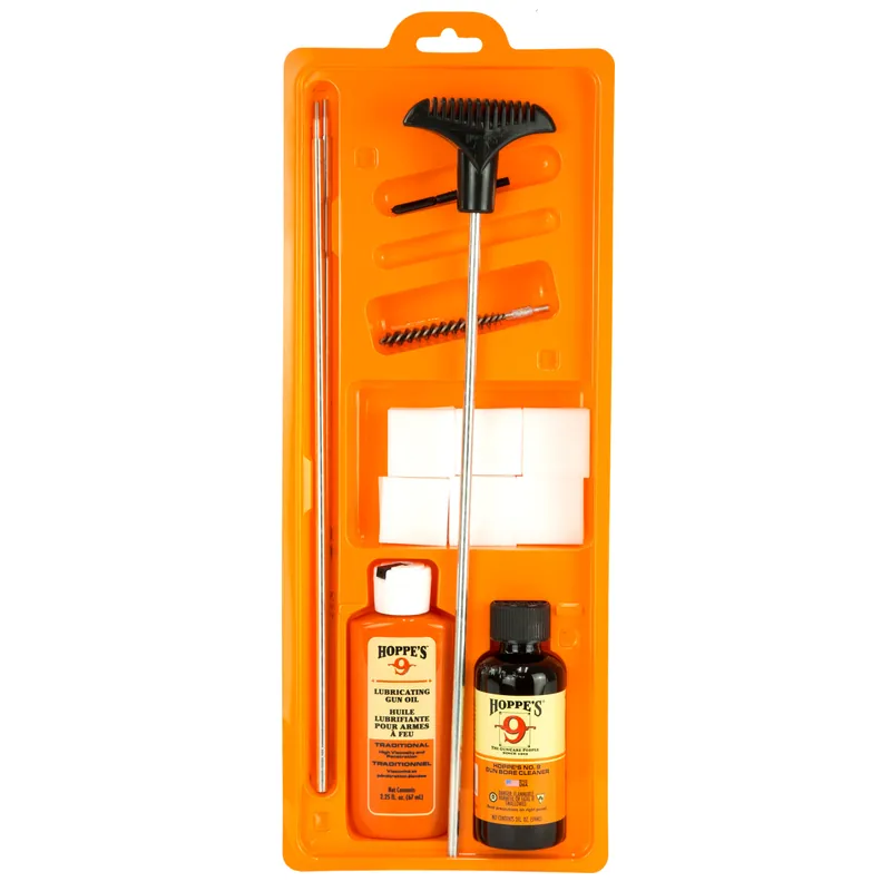Hoppes .243/6mm Rifle Cleaning Kit Clamshell Packaging