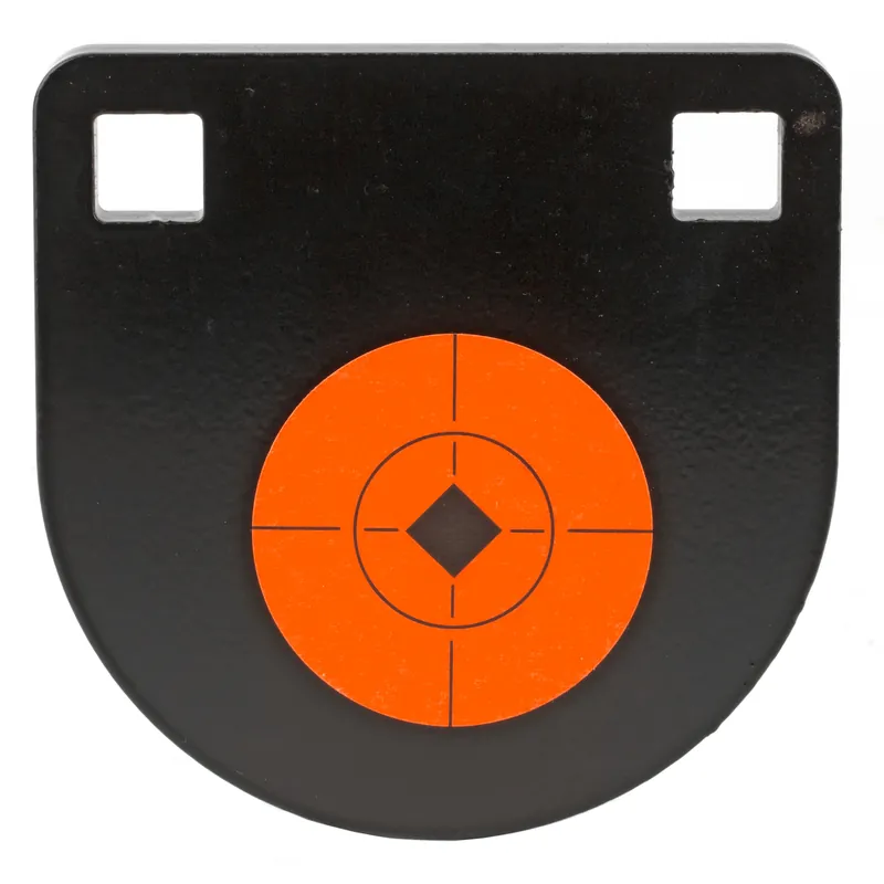 4" AR500 Steel Gong Target with Two Holes - 3/8" Thick