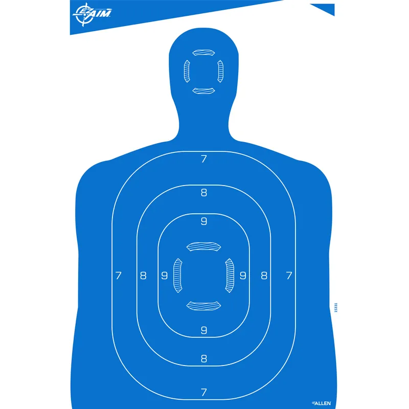ALLEN EZ AIM Silhouette Target Pack - 23"x35", 4 Count