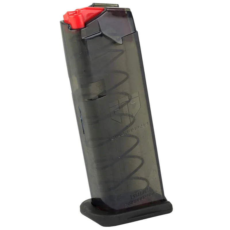 ETS Magazine for Glock 43X 9mm 10-Round Carbon Smoke