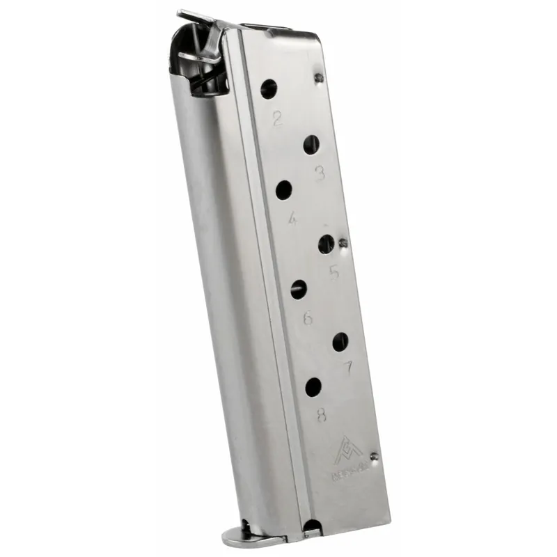 MEC-GAR 1911 .40 S&W 8-Round Nickel Magazine