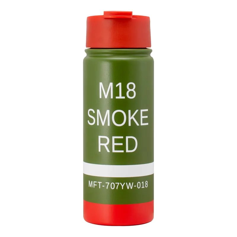 MFT M18 Red Smoke 16oz Tumbler with Flip-Top Lid