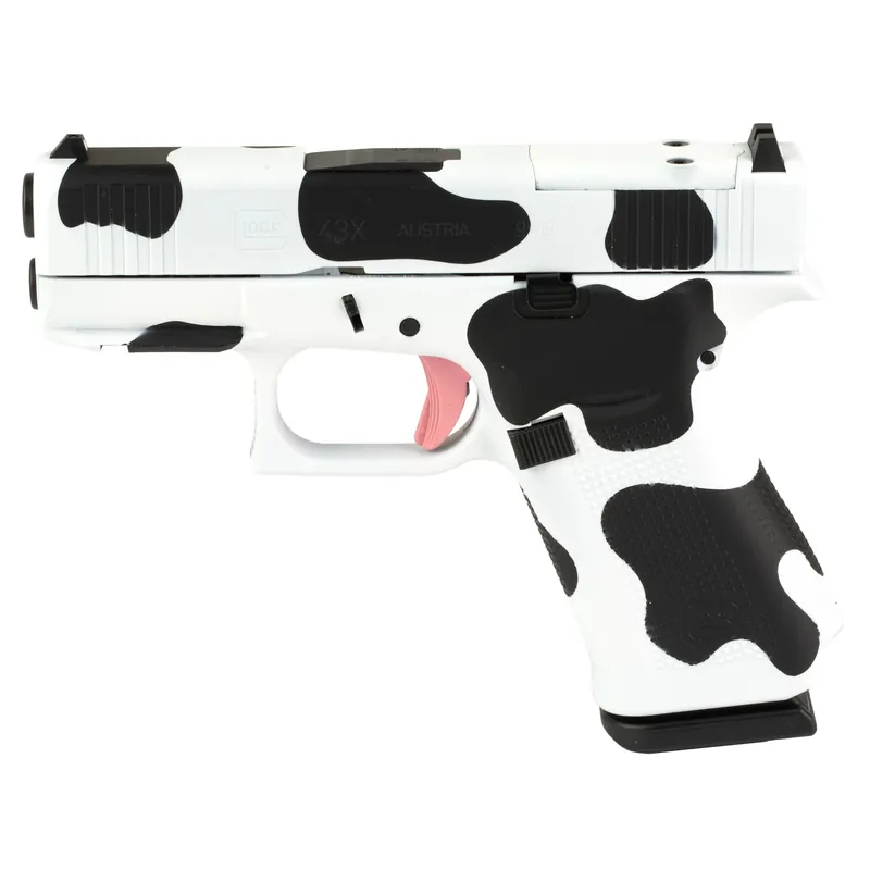 GLOCK 43X 9MM 10RD MOS FS Cow Pattern