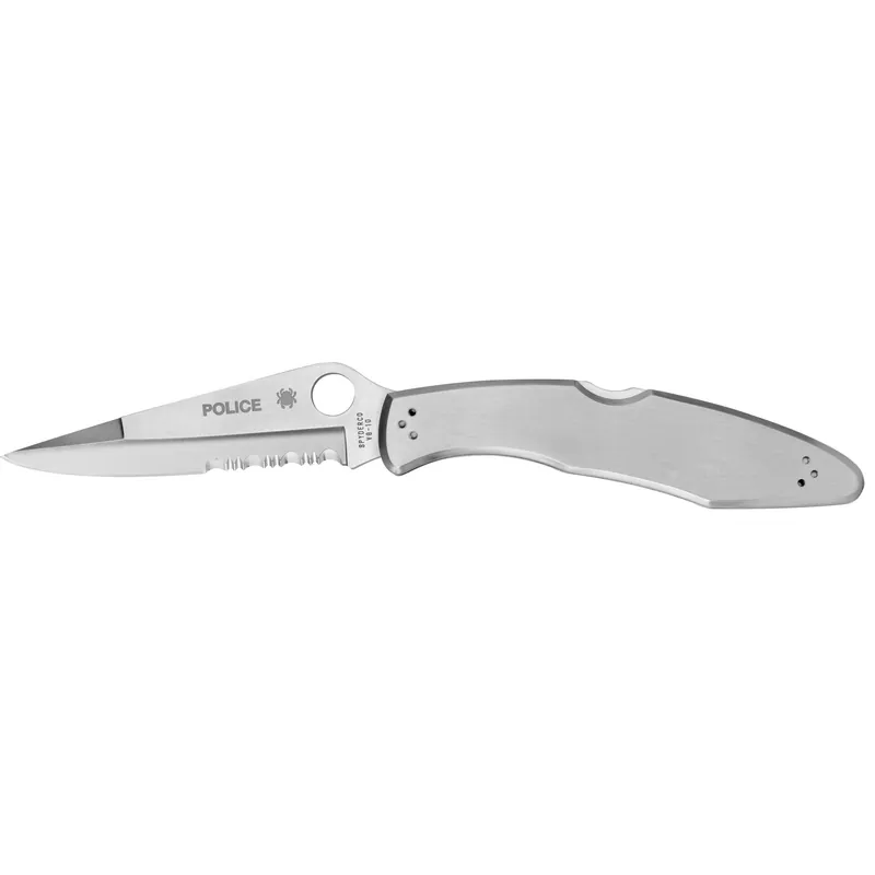 Spyderco Police Stainless ComboEdge Knife