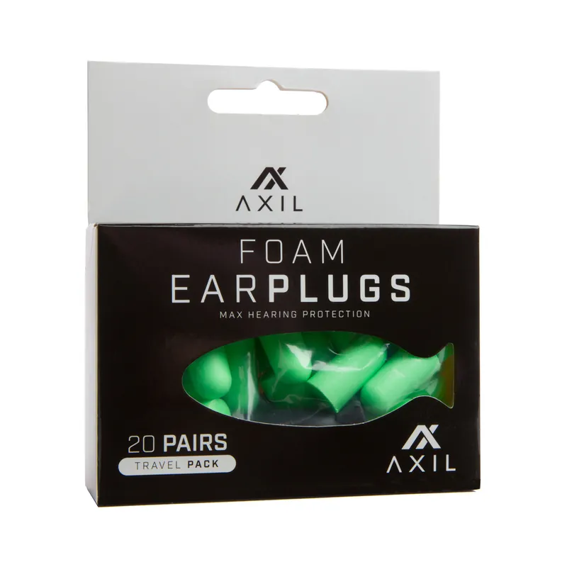 AXIL Foam Ear Plugs 20-Pair Travel Pack