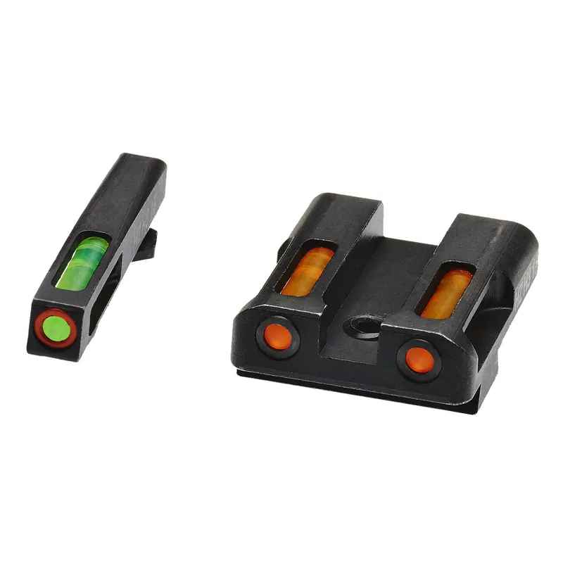 HIVIZ H3 Night Sights for Glock 17/19 Green/Orange Outline