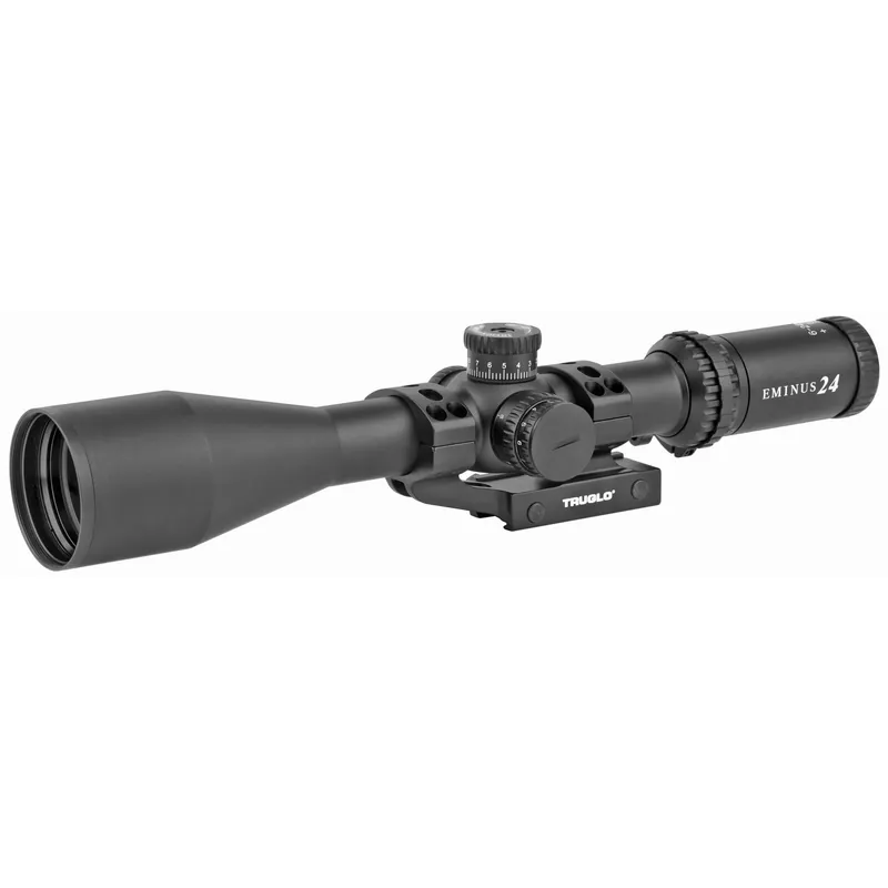 TRUGLO EMINUS 6-24X50 30MM Illuminated Reticle Rifle Scope - Black