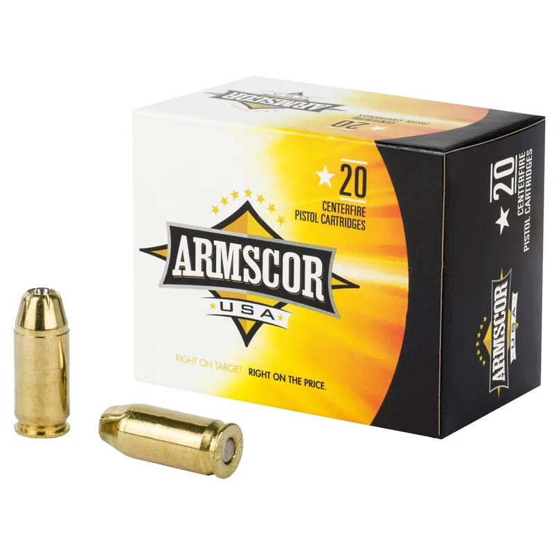 ARMSCOR .45 ACP 230 Grain JHP Ammunition - 20 Rounds/500 Rounds