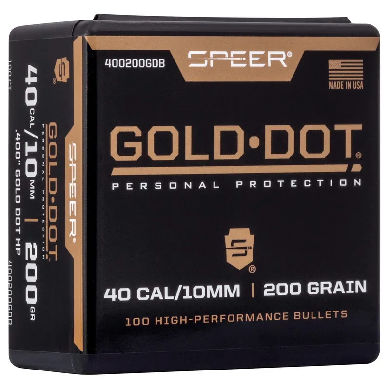 Speer Gold Dot .355 147 Grain Hollow Point 100 Count