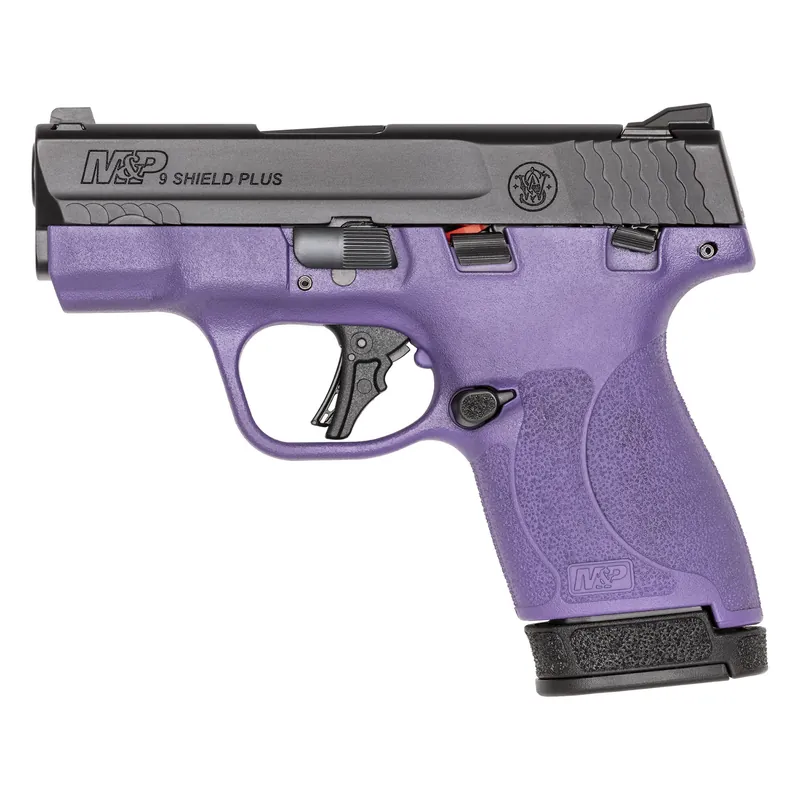 Smith & Wesson Shield Plus 9mm 3.1" Thumb Safety 13-Round Purple