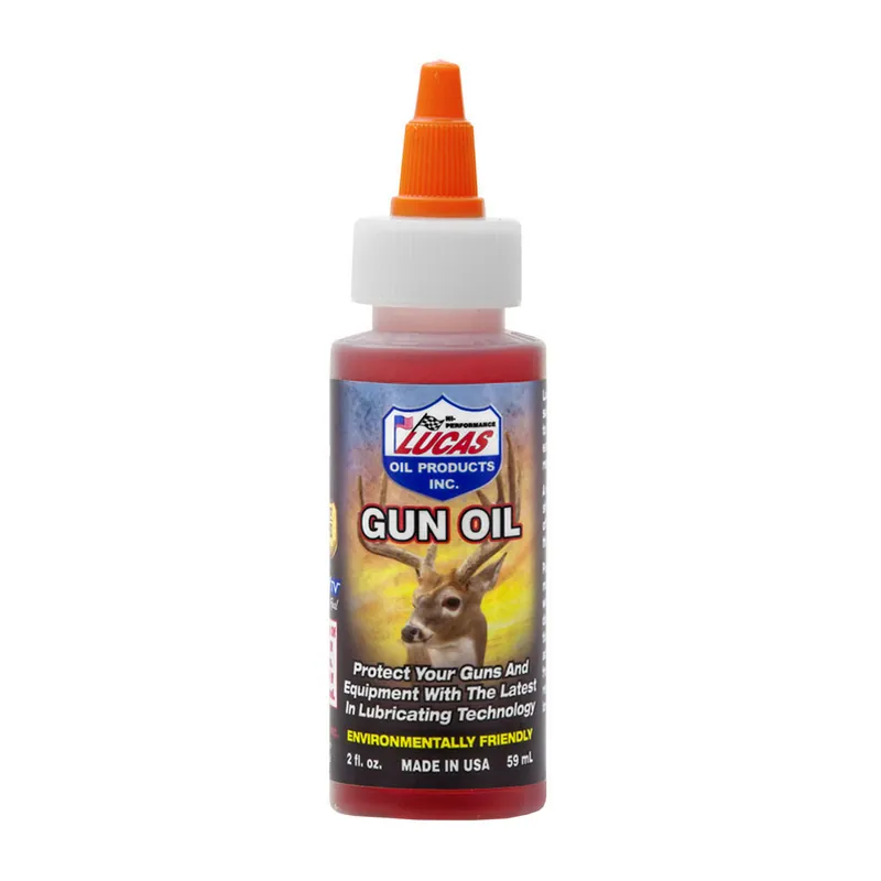 Lucas Hunting Gun Oil 2oz - Premium Lubricant for Firearms Maintenance