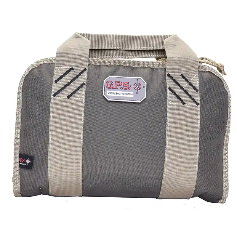 GPS Double Pistol Case in Green/Khaki