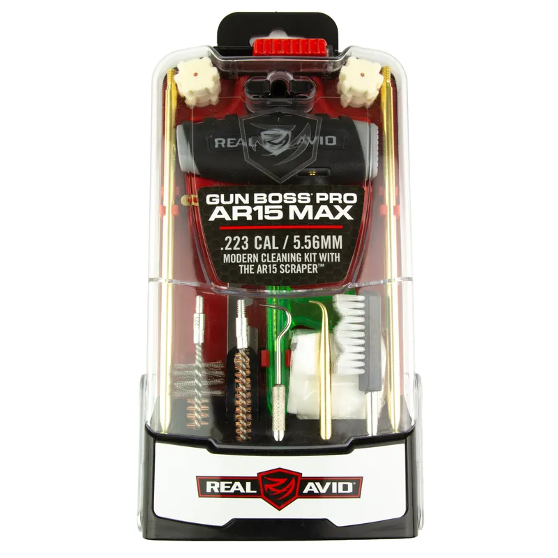 REAL AVID GUN BOSS PRO AR15 MAX: Ultimate Cleaning Kit for AR-15 Enthusiasts