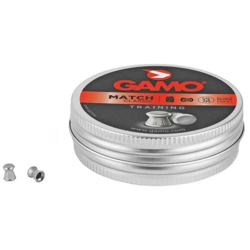 GAMO 250 Match Flat Nose .177 Pellets