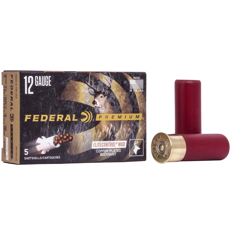 Federal Flight Control 12 Gauge 2.75" 00 Buckshot 5/250