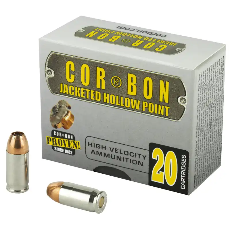 CORBON 380 ACP 90GR JHP Ammunition - 20 Rounds/500 Rounds