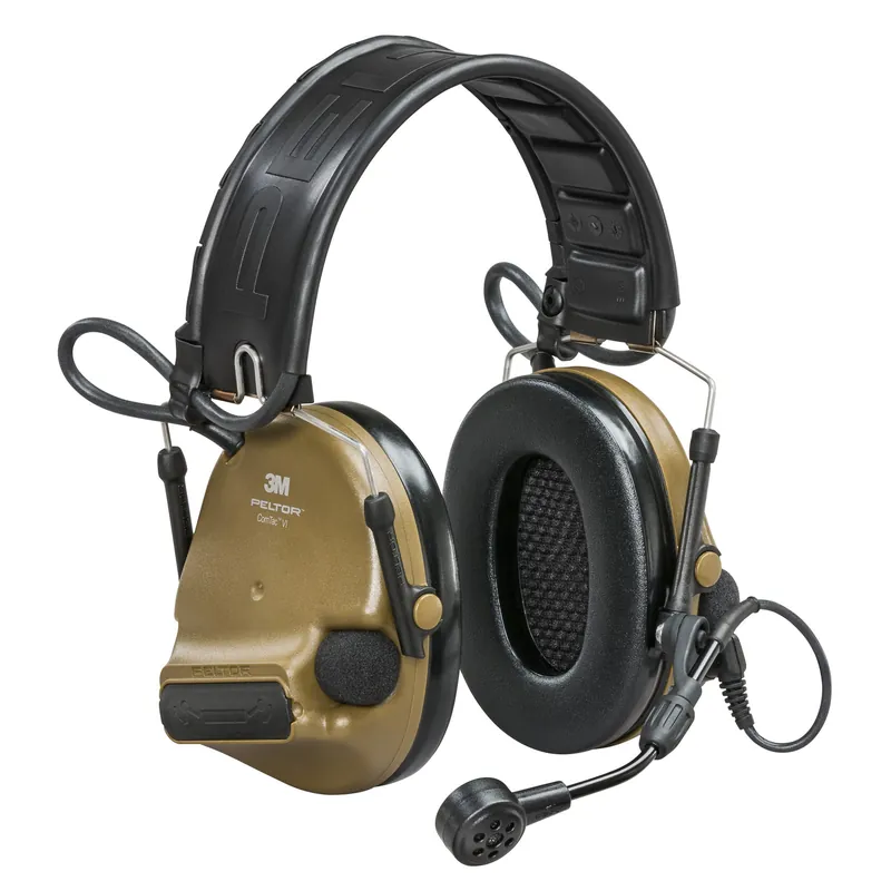 PELTOR COMTAC VI Defender Headset - Coyote Brown