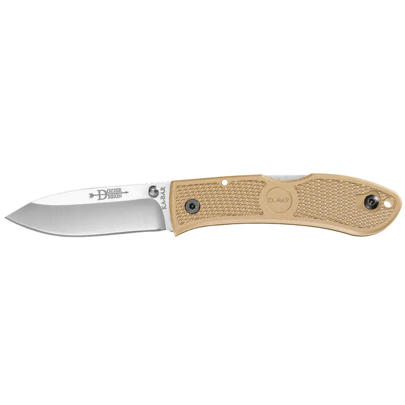 KBAR Dozier Folding Hunter 3" Coyote Knife